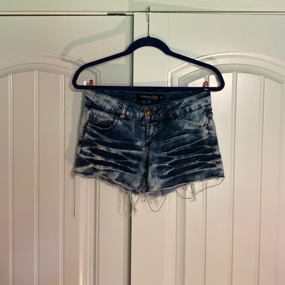 Acid wash shorts!